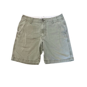MENS OLD NAVY Lived In Straight Casual Chino Sage Green Short 31